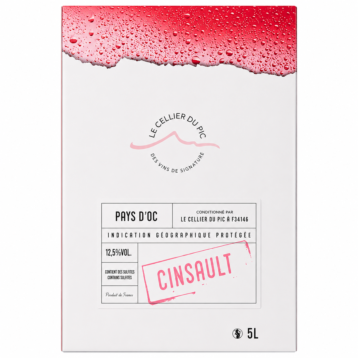 BIB 5L CINSAULT ROSE OC PIC